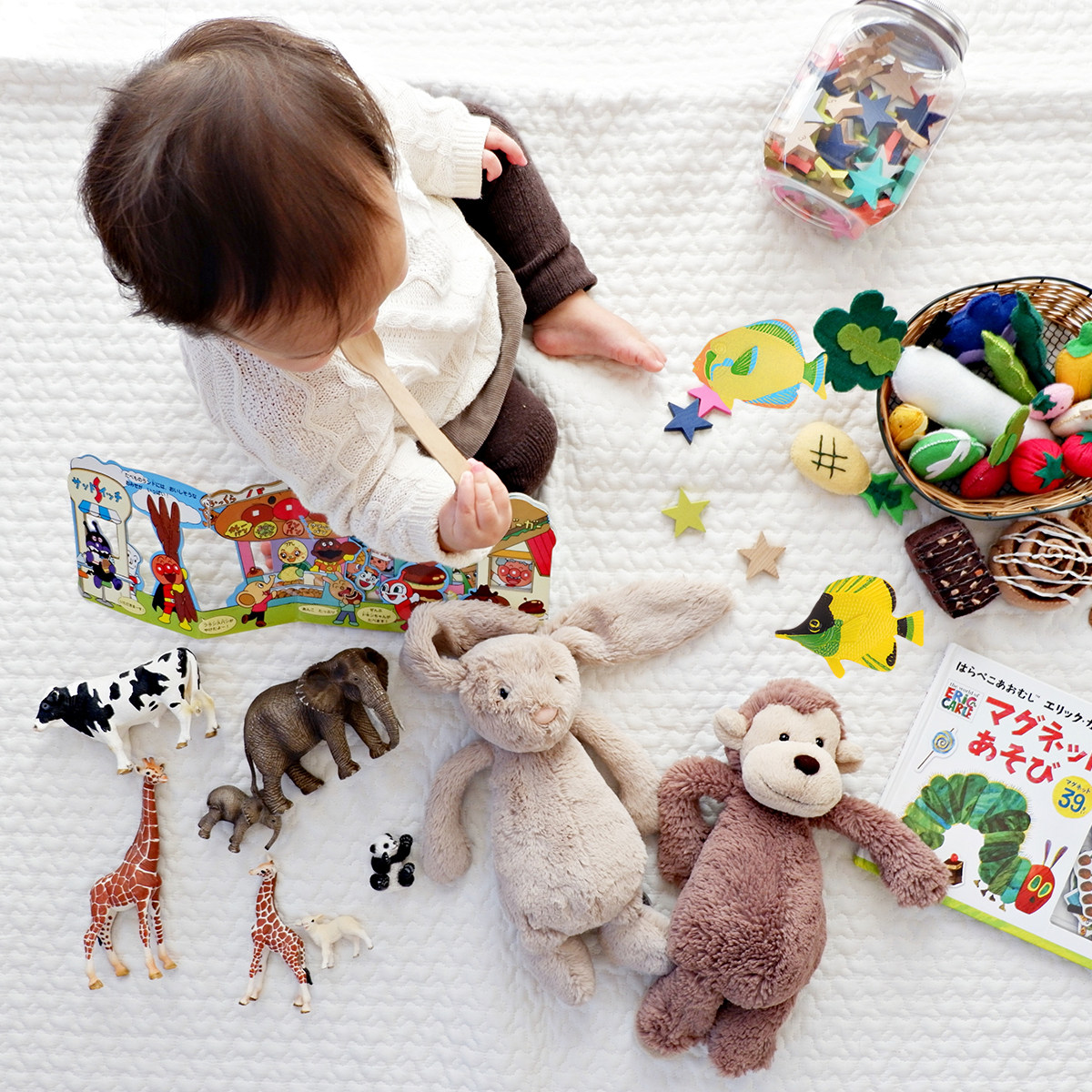 Kids Education Fun - 1 Set Katı Tropikal Balık Simülasyonu