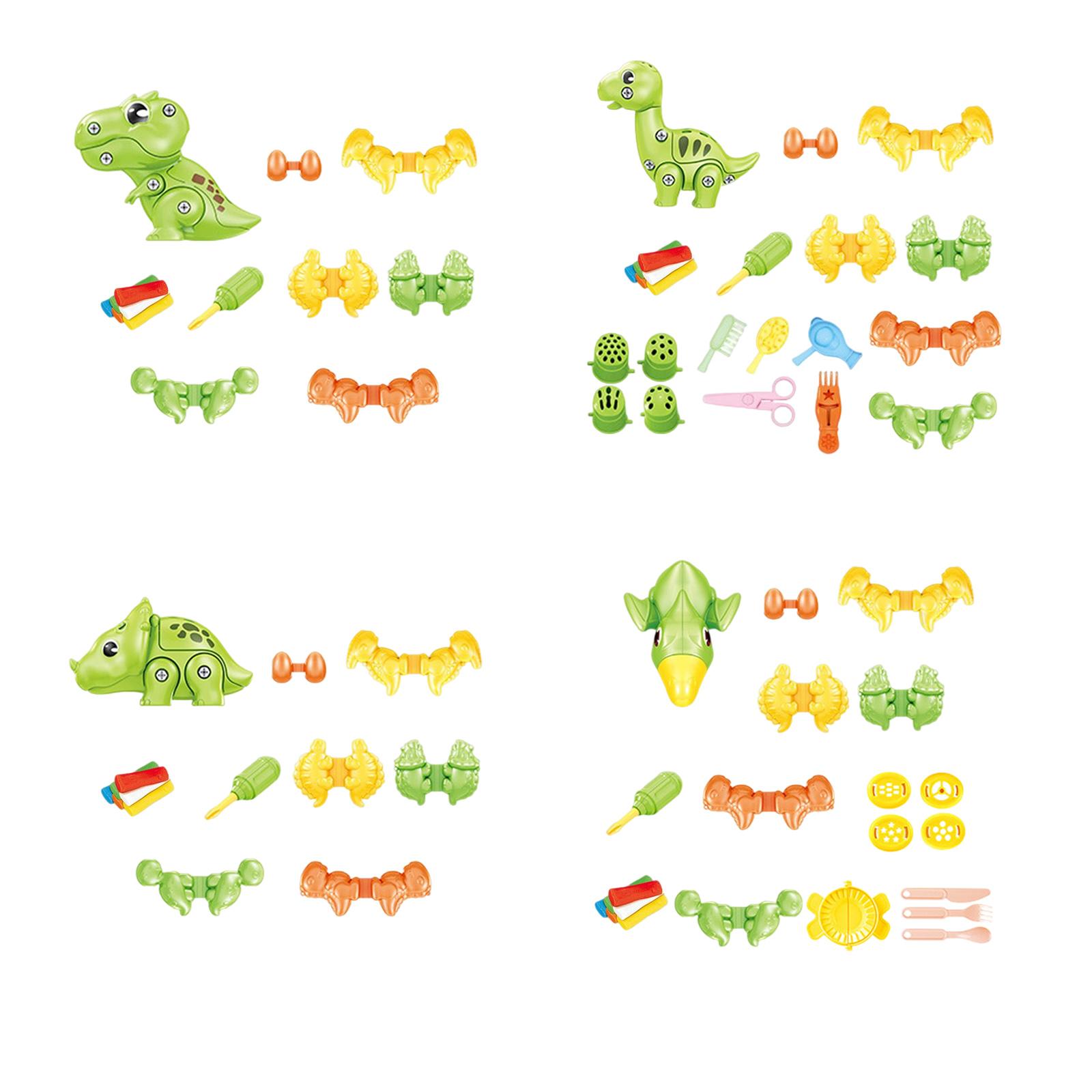 Kids Education Fun - Dinozor Eğlenceli Renkli Çamur Çocuklar Eğitici