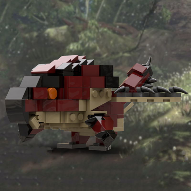 Kids Hunter Education - 214 adet MOC Rathalos Monster Hunter