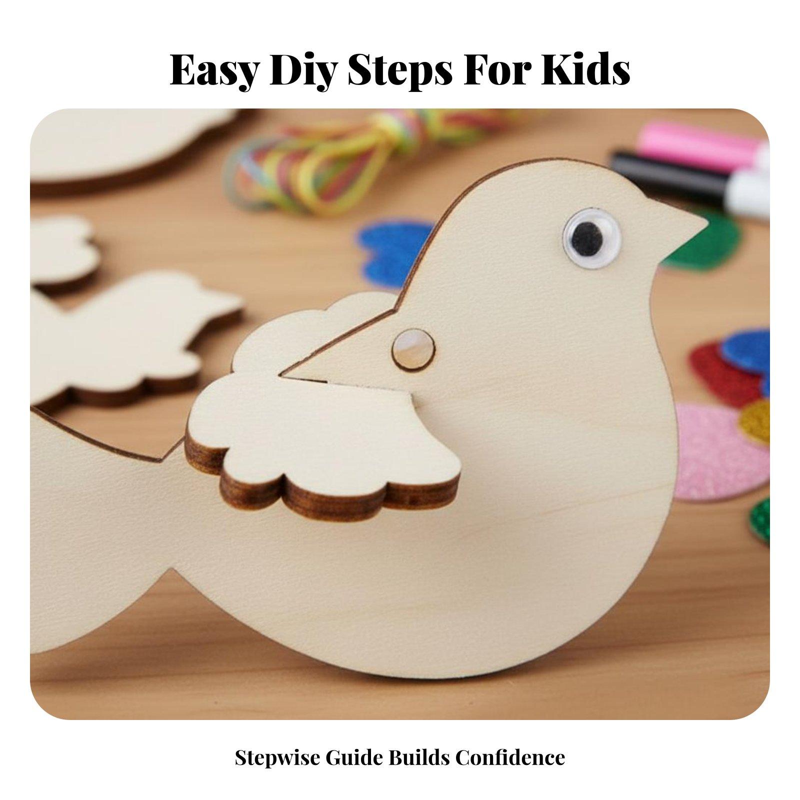 Ahşap Kuş Süsü DIY El İşi Seti - Kids Education Fun incelemesi ve fiyatı