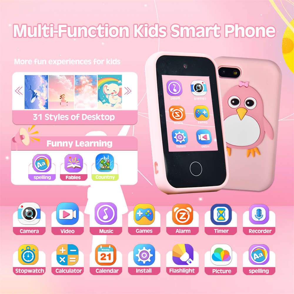 Çocuklar için Akıllı Telefon E - Kids Education Phone incelemesi ve fiyatı